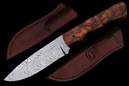 Охотничий нож „Duke“ <br /> Лезвие: Дамасская сталь 11 см, <br /> Общая длина: 21,5 см